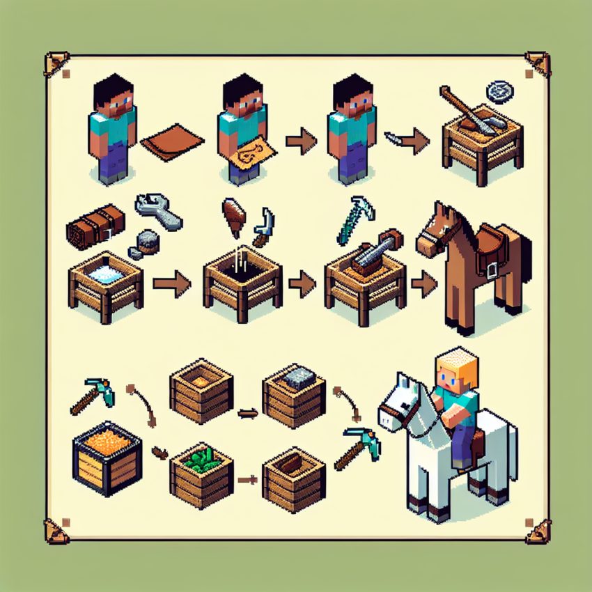 How to Craft and Use a Saddle in Minecraft: A Comprehensive Guide